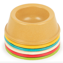 竹纤维宠物碗 植物树脂彩色狗碗 宠物食盆清香味食具狗盆猫粮盆猫碗水具 圆形单碗小号