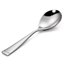 路卡酷（LUCUKU）304不锈钢汤匙 酒店用品西餐具创意调羹鱼尾E款喝汤勺子