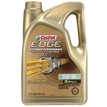 嘉实多(Castrol) 全合成机油 极护EDGE 长效EP 5W-30 A1/B1 SN 5Qt 美国原装进口(新老包装随机发货)
