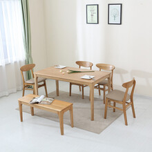 新雅铁 实木椅 实木餐椅中式复古北欧全实木家用椅 靠背椅扶手椅办公椅休闲椅 现代美式原木餐厅椅子 L款-蝴蝶椅【单张不发货】