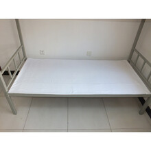 白床单宿舍褥单员工专用学生训练医院单人双人涤和棉面料纯白色床单 纯白一色 纯棉加厚白床单250x230