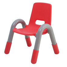 loveforever儿童椅宝宝座椅带扶手儿童靠背小椅子宝宝小凳子幼儿园桌椅 圆扶手中班红色