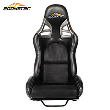 EDDYSTAR改装赛车座椅可调节玻璃钢碳纤维汽车安全座椅电玩竞技赛车游戏座椅SPE款 红色 玻璃钢小码