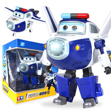 奥迪双钻超级飞侠变形机器人儿童益智拼装玩具AR男孩礼物乐迪套装合金迷你版 超级飞侠--大变形包警长