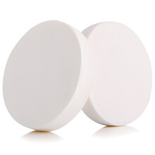 煜洛YULUO大号圆形粉扑2片盒装干湿两用粉扑bb霜粉底液面扑化妆棉工具柔软粉扑