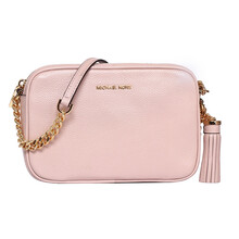 迈克·科尔斯 MICHAEL KORS MK CROSSBODIES系列 女士皮革小号肩背斜挎休闲包 浅粉色 32F7GGNM8L SOFT PINK