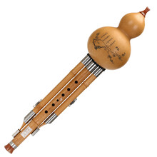 孔雀河（PEACOCK RIVER） 楠竹葫芦丝小学初学C调降B成人自学GF调乐器小D调 楠竹G调