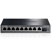 TP-LINK TL-SL1210P 8口百兆POE+千兆上联+SFP光口VLAN隔离交换器交换机