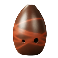 永田 七星埙 八孔梨形红陶 熏烧 初学者 埙 学生练习演奏 民族乐器 大C调