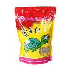 鱼乐美（YULEMEI）寸金龟粮 龟粮包邮乌龟饲料 草龟巴西龟鳄龟小龟龟粮食虾干饲料小粒中粒大粒 500g大粒 买二送一