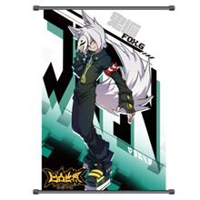 凹凸世界官方正版动漫周边人物挂画装饰画 鬼狐 油画布材质