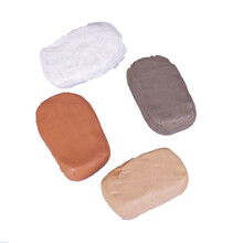 泥巴粘土 手工制作陶泥软陶泥学生 diy陶泥粘土淘泥.泥塑软陶 6斤4色+(木工具12色颜料 画笔画盘)