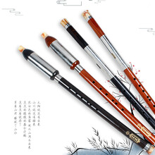 玖慕全黑檀木红檀木巴乌G调 F调 竖吹横吹成人专业演奏型巴乌小学生单管乐器 红檀木竖吹【F调】