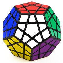 圣手 ShengShou/ 三阶镜面魔方 专业竞赛变体3阶异形魔方顺滑附教程秘籍 圣手五魔方黑色