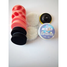 汽车抛光打蜡机美容工具地板电动充电家用车用划痕修复封釉打磨机 10件套配件+抛光蜡