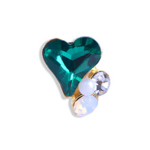 巧女人美甲钻饰美甲钻石指甲饰品爱心网红同款甲油胶装饰品美甲饰品批发 桃心钻005