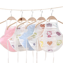 【3件装】贝特虎 婴儿肚兜夏季薄款空调房护肚儿童肚围围嘴宝宝口水巾双层纱布棉 男宝宝3条装