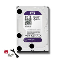 西部数据（WD） 紫盘 3T  安防监控级DVR录相机械硬盘SATA 6Gb WD30EJRX