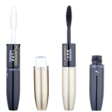 火烈鸟 绒艳双头睫毛膏 纤长浓密卷翘 滋养修护睫毛防水不晕染彩妆组合 黑色