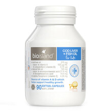 佰澳朗德（Bio island） 澳洲孕妇DHA 进口海藻油脑黄金婴幼儿乳钙dha补钙铁锌维生素胶囊 4周+乳钙鳕鱼油DHA胶囊90粒