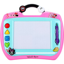 迪士尼 米妮彩色涂鸦板 磁性学习画板宝宝写字板幼儿绘画工具男孩女男孩(古部米老鼠)38NF1869