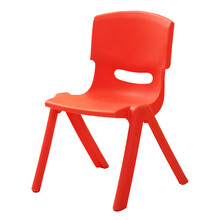 乐林源儿童椅子宝宝小凳子靠背椅桌椅幼儿园小孩学习课桌椅塑料 家用加厚座椅 大班红色