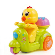 电动玩具男孩宝宝公鸡车女孩婴儿童益智万向带音乐发光6-12个月1-3岁 绿色 电动万向小鸡+USB3节7号充电套装+螺丝刀