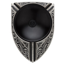 LUBINSKI鲁宾斯基 雪茄烟灰缸 复古造型大气经典 银色A