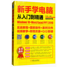 新手学电脑从入门到精通：Windows10+Word/Excel