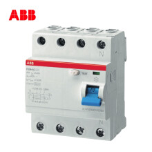 ABB F200系列不带过电流保护的剩余电流保护器；F204 AC-63/0.1