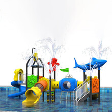 水上滑梯游泳池组合儿童乐园滑梯大型户外室内戏水玩具设备幼儿园滑梯秋千游乐设备 SK24