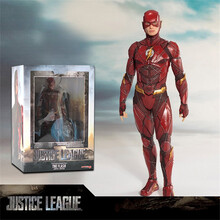 【年货节】正义联盟蝙蝠侠 超人 神奇女侠 闪电侠英雄模型玩具摆件人偶 闪电侠 盒装现货