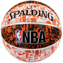 斯伯丁SPALDING 橡胶篮球室内外比赛耐磨7号蓝球 73-722Y
