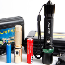 【魔铁\/MOTIE 红光绿光激光手电筒 强光充电防