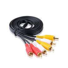 霸王小子游戏机用AV线 莲花线 与游戏机连接线 音频视频线 5米 掌机游戏机使用（3米AV线）