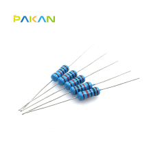 PAKAN 1W精密电阻器 1% 1W色环电阻 金属膜电阻1W 10R 精度1% (50只)