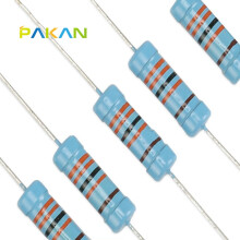 PAKAN 3W精密电阻器 1% 3W色环电阻 金属膜电阻3W 220K 精度1% (10只)