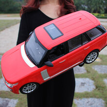 儿童节礼物 超大型充电路虎遥控汽车漂移仿真方向盘遥控越野赛车模型儿童玩具 超大40厘米路虎方向盘（红色）