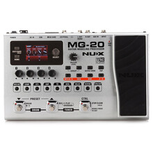 NUX数字电吉他综合效果器电箱琴木吉他带鼓机LOOP录音 MG-20银色