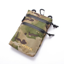 RIMIX 战术军迷迷彩大长挂包 腰间穿皮带防水卡多拉大容量EDC腰包手机包 迷彩