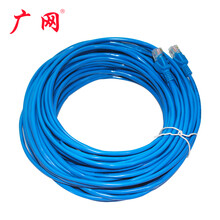 广网 网线 家用 高速超五类电脑宽带网络跳线成品 10 20 30 50 100米 蓝色 30米