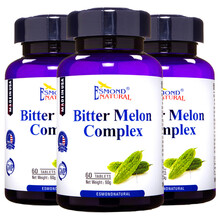 爱司盟苦瓜素胶囊（非降血糖高的药降糖茶降血脂海豹油红叶铬油消渴茶软化清理血管血糖平衡片糖尿病人食品） 中老年人营养品美国进口三瓶装