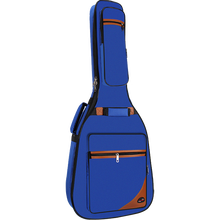 吉他包木吉他琴包40寸41寸民谣吉他包防水加厚双肩背包 【E9C】蓝色
