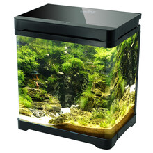 鱼之宝（Fish treasure）GT-3鱼缸水族箱金鱼缸带灯鱼缸过滤器玻璃鱼缸客厅小型生态小鱼缸 GT-3黑色