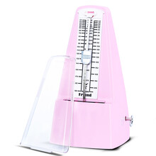 富兰德（Friend） 节拍器钢琴古筝吉他小提琴架子鼓通用机械节奏精准考级专用 基础款粉色+送擦琴布+防尘袋+乐谱夹