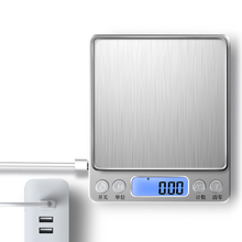 凯丰 厨房秤充电珠宝秤电子称烘培秤家用食物克称大珠宝秤 1000g/0.1g充电款 小巧便携口袋秤