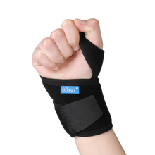 ober 运动防护护腕 手腕扭伤固定护腕男女鼠标手腱鞘炎手腕护托 黑色（单个装） 均码