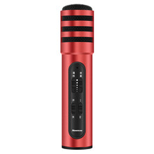 纽曼 (Newmine) MC01 手机麦克风 全民K歌 唱吧 YY 主播K歌直播电容麦克风专用话筒 苹果 安卓通用 红色