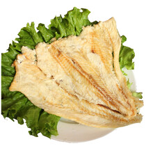 即食海味烤鱼片鳕鱼片500g鱼干片零食干货休闲零食山东特产小吃 原味500g