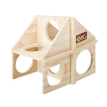 Pet link仓鼠窝屋子仓鼠睡房子保暖攀爬玩具 玩具小窝 苍鼠金丝熊仔赛哲宠物 攀爬探险架1 OC32